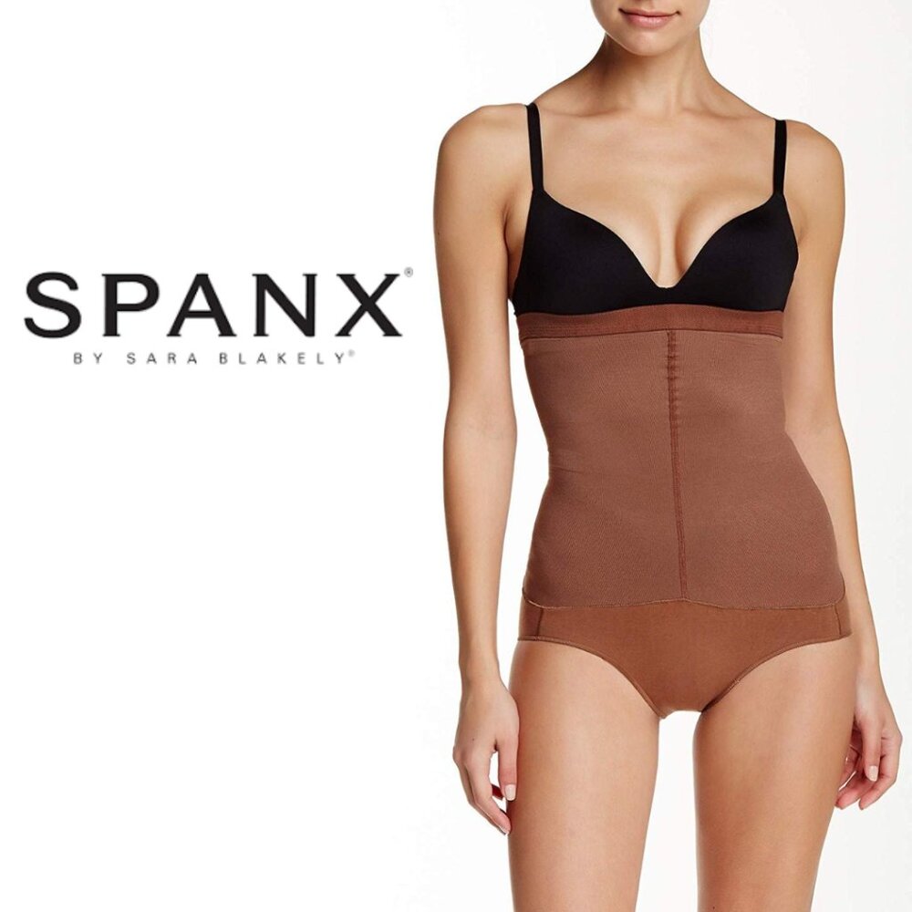 NWT Spanx Higher Power Brief Size C Color Cocoa